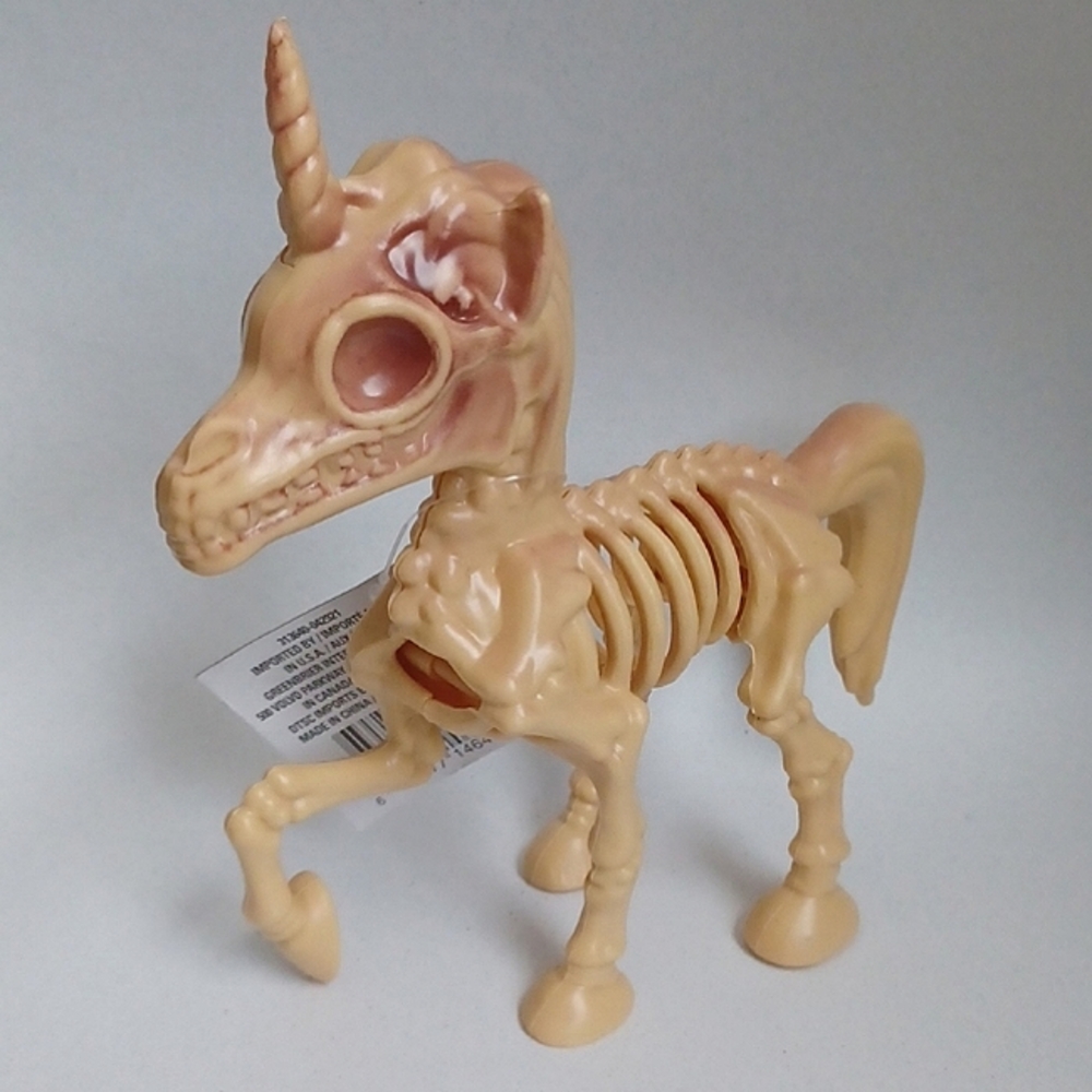 Unicorn Skeleton 7" (H) x 2.5" (W) x 6.5" (L)
